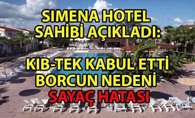 ozgur_gazete_kibris_Club_Simena_Hotel'den_borç_açıklaması