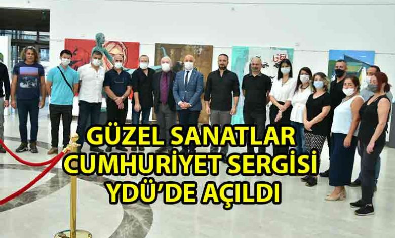 ozgur_gazete_kibris_-Güzel_Sanatlar_Cumhuriyet_Sergisi_açıldı