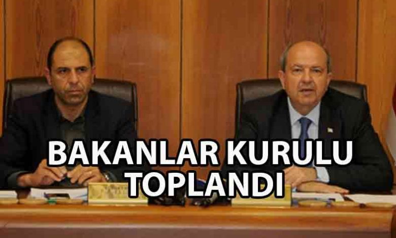 ozgur_gazete_kibris_Bakanlar_Kurulu_Başbakan_Tatar_başkanlığında_toplandı