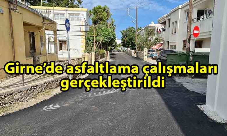 ozgur_gazete_kibris_Girne_Belediyesi_sınırları_içerisinde_asfalt_serim_çalışmaları_gerçekleştirildi