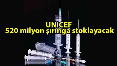 ozgur_gazete_kibris_UNICEF_Covid_19_aşısı_için_520_milyon_şırınga_stoklayacak