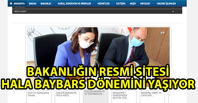 ozgur_gazete_kibris_İcisleri_Bakanligi_sitesi_15_Temmuz_dan_bu_yana_guncellenmiyor
