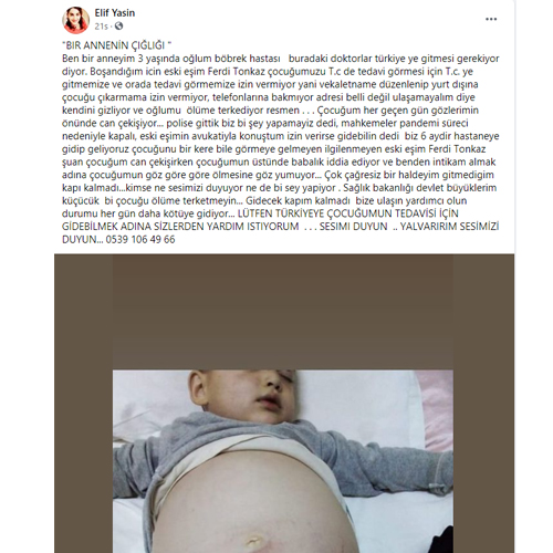 ozgur_gazete_kibris_Yasin_Saglik_Bakanligi_sesimi_duysun_cocugum_oluyor1