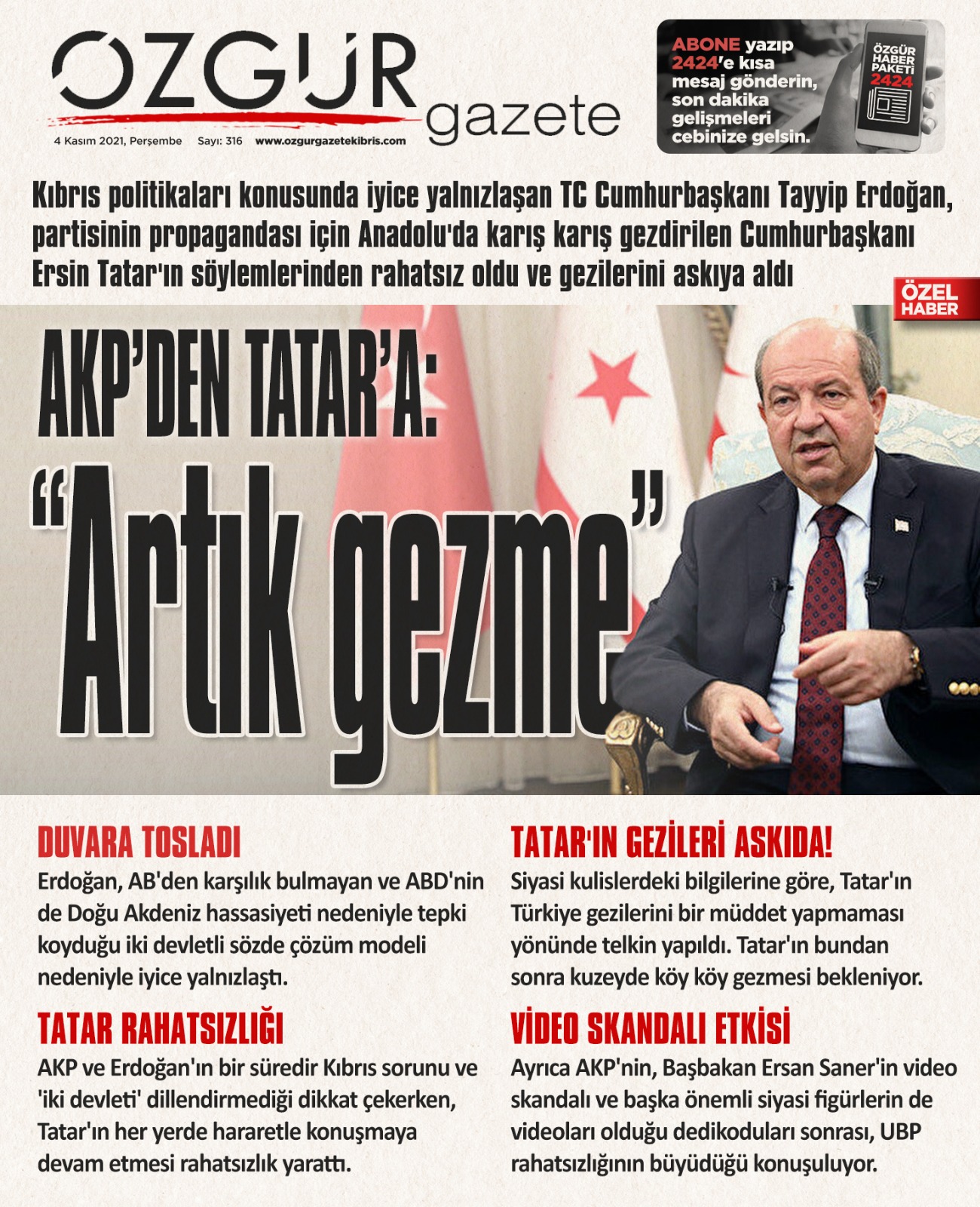 ozgur_gazete_kibris_ersin_tatar_erdogan