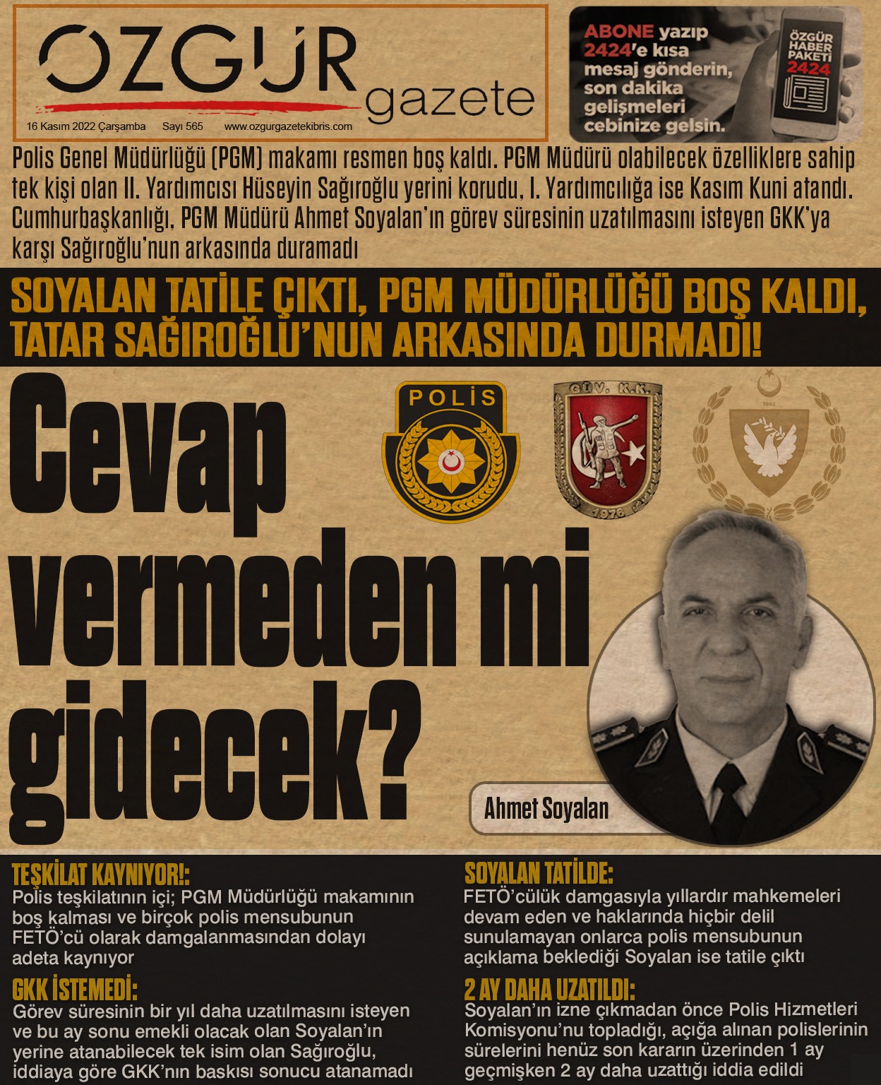 ozgur_gazete_kibris_ahmet_soyalan_pgm_emeklilik