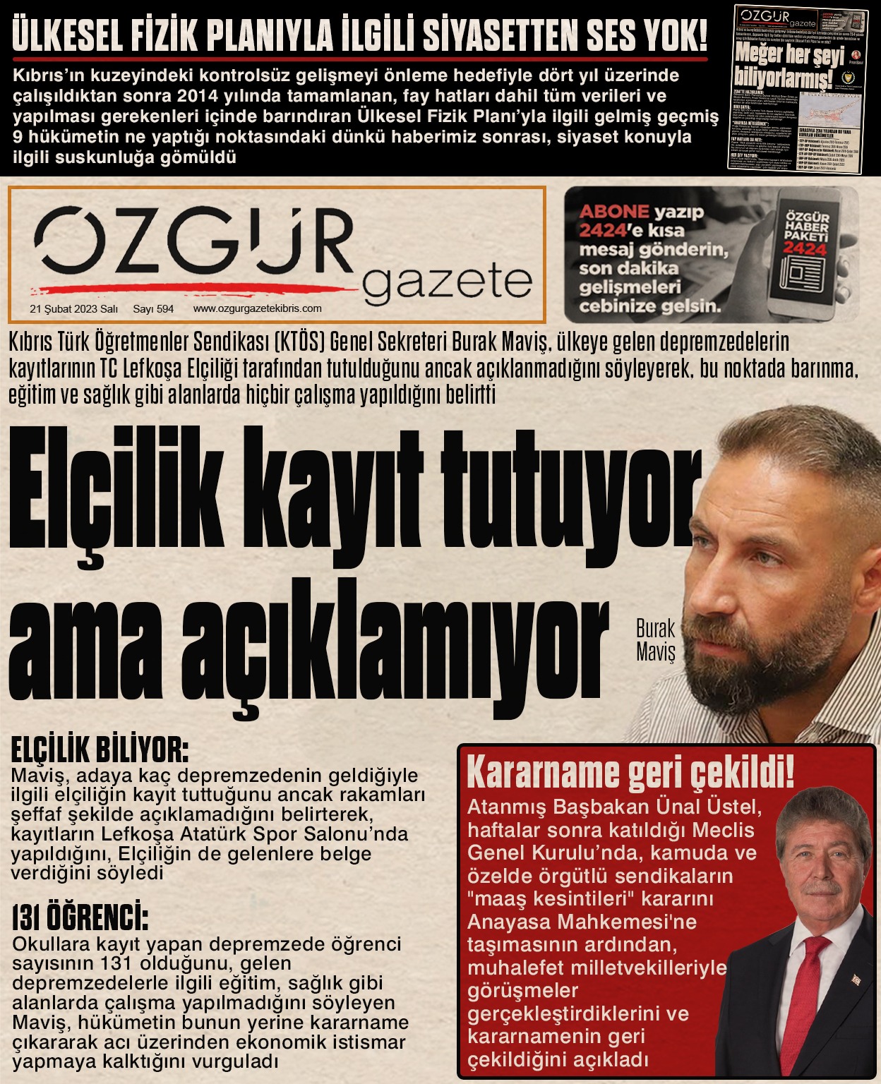 ozgur_gazete_kibris_ktos_burak_mavis_deprem_